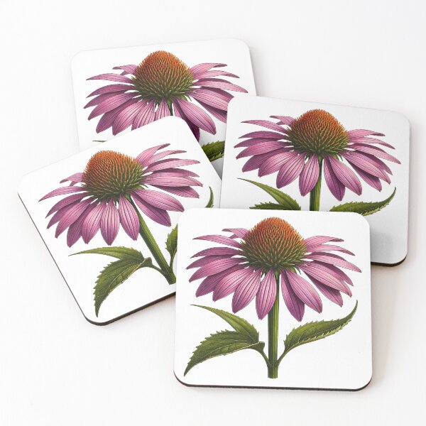Item preview, Graceful Coneflower in Bloom designed and sold by Blink Art Studio.