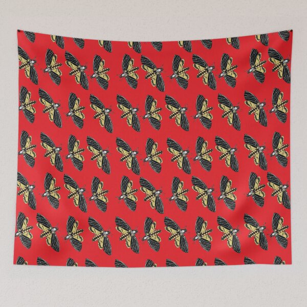 Item preview, Death's-head hawkmoth-pattern -Red designed and sold by StudioViArt.