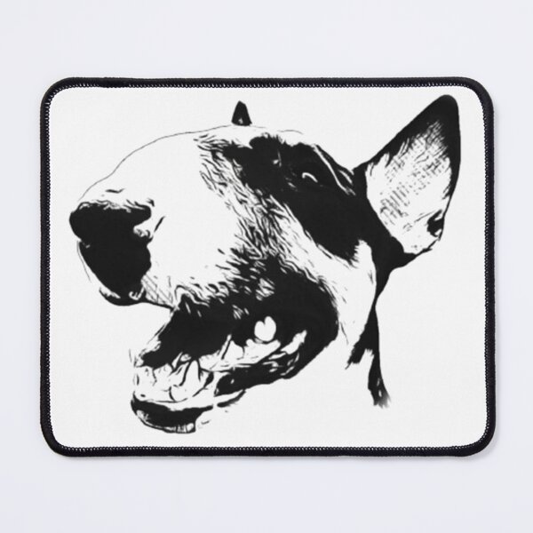 Item preview, Black and White Bull Terrier Puppy Head designed and sold by Kenny8716.