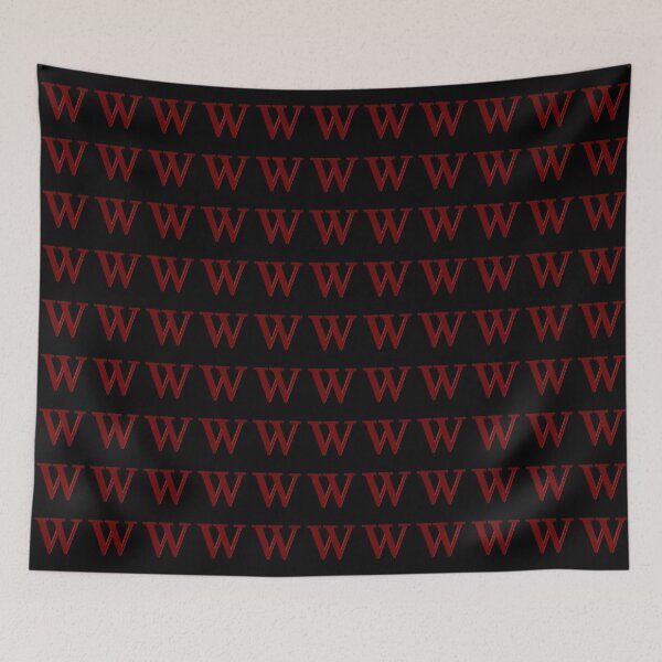 Item preview, The Letter W Dimensional Red designed and sold by Art in My Loft.