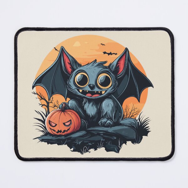Item preview, Colorful Jack-o-lantern and Spooky Bat designed and sold by TojoStudios.