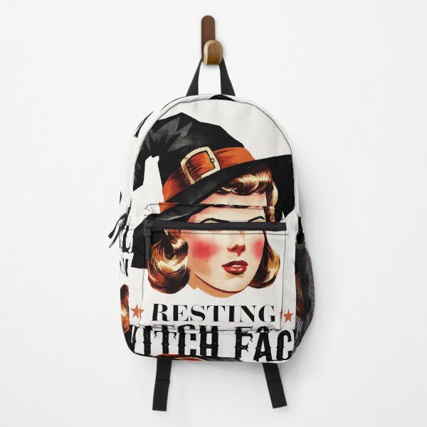 Item preview, Resting Witch Face – Retro Witch Design for Halloween designed and sold by RainCitySticker.