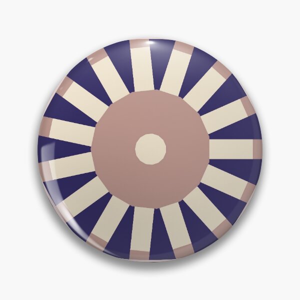 Item preview, Geometric Sunburst Pattern in Navy and Beige designed and sold by Genie-0750.