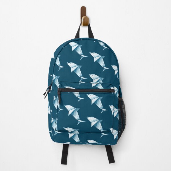 Item preview, ORIGAMI dolphin painted in watercolor designed and sold by GinColorist.