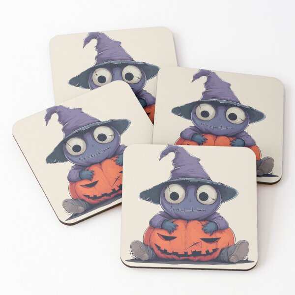 Item preview, Spookie the Purple Spook in a Witch Hat designed and sold by TojoStudios.