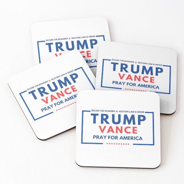 Item preview, Trump y Vance aseguran la frontera y restablecen la ley y el orden designed and sold by ANNINOART ⭐⭐⭐⭐⭐.