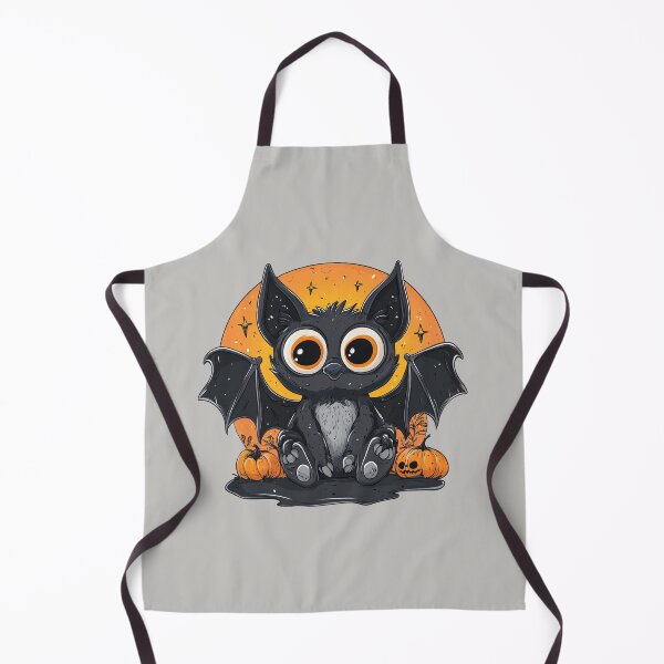 Item preview, Spooky cartoon Bat with Pumpkin designed and sold by TojoStudios.