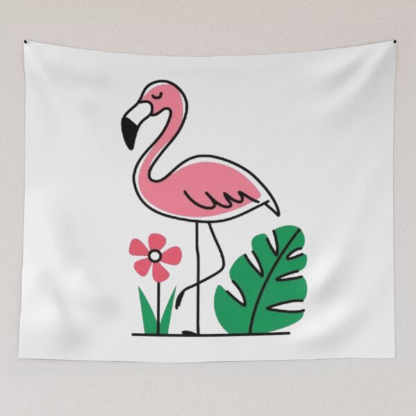 Item preview, Groovy Flamingo Surfing the Waves designed and sold by XquisiteFashion.