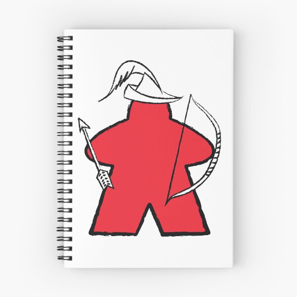 Item preview, ¡Arquero Rojo Meeple! designed and sold by BaronsGames.