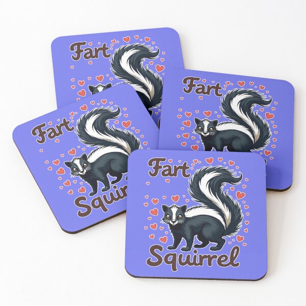 Item preview, Fart Squirrel: Stinky But Cute designed and sold by FunnyFarmDesign.