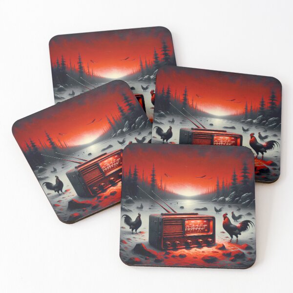 Item preview, Crimson Reverie: Radio Roosters designed and sold by FNORD-10111.