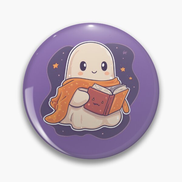 Item preview, Cute Ghost with a Book designed and sold by GosikArt.