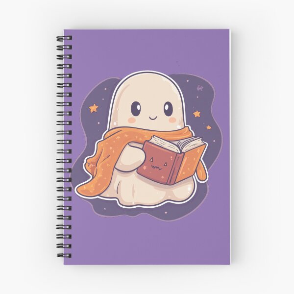 Item preview, Cute Ghost with a Book designed and sold by GosikArt.