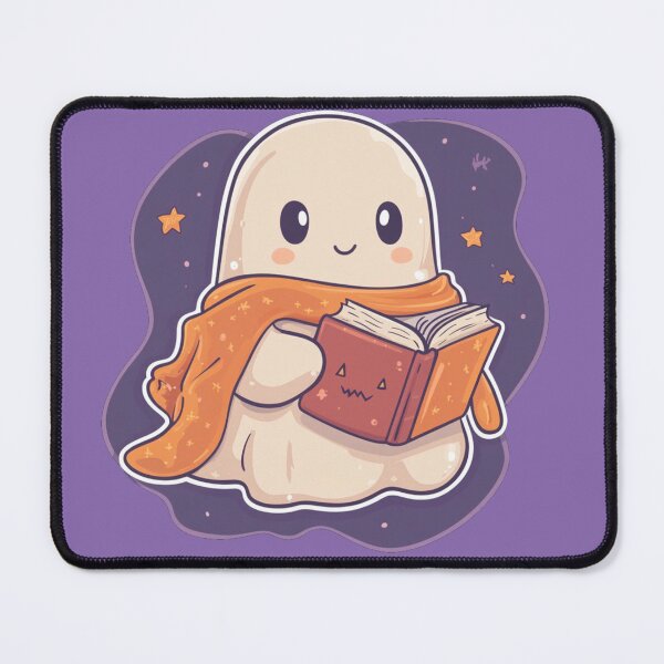 Item preview, Cute Ghost with a Book designed and sold by GosikArt.