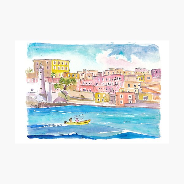 Item preview, Arriving at Ventotene Pontine Islands in the Tyrrhenian Sea designed and sold by artshop77.