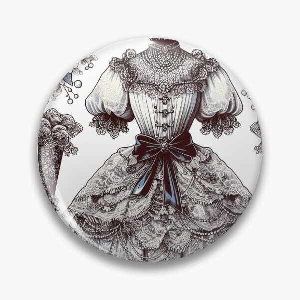 Item preview, Victorian Elegance: Gothic Dress and Lace Gloves designed and sold by communedesigns.