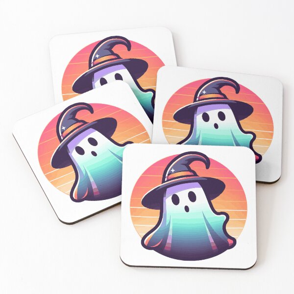 Item preview, Retro '90s Style Ghost | Spooky Nostalgic Halloween Art designed and sold by Tw1nsAIArt.