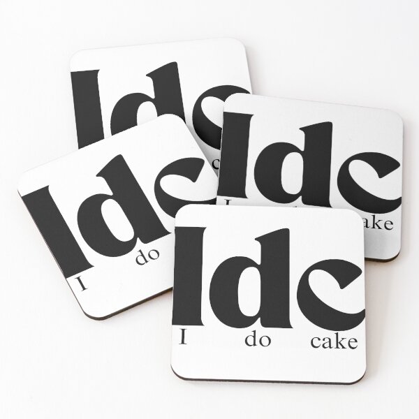 Item preview, I Do Cake Aesthetic Funny Gifts designed and sold by PientkaArt.