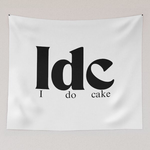 Item preview, I Do Cake Aesthetic Funny Gifts designed and sold by PientkaArt.
