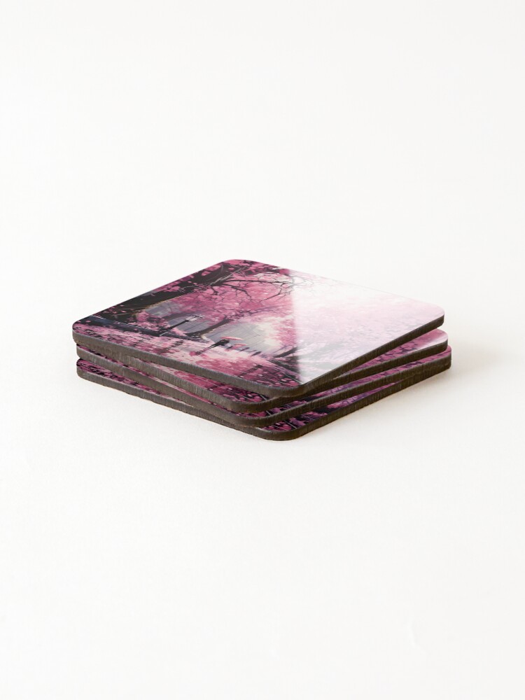 Thumbnail 4 of 5, Coasters (Set of 4), Paris Spring Collection designed and sold by FreeStoneStudio.