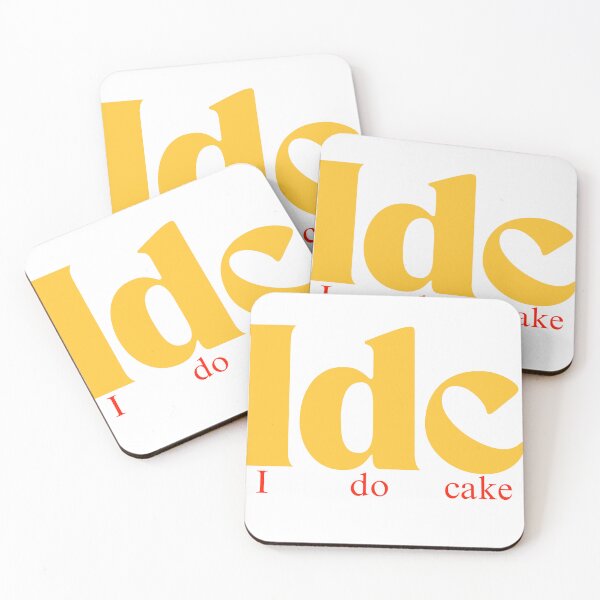 Item preview, I Do Cake Aesthetic Funny Gifts designed and sold by PientkaArt.
