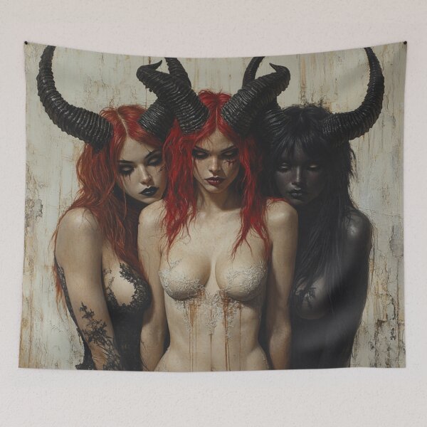 Item preview, Demons Three designed and sold by CursedbyLilith.