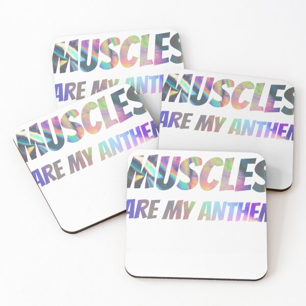 Item preview, Muscles are my Anthem designed and sold by BohoHaven09.
