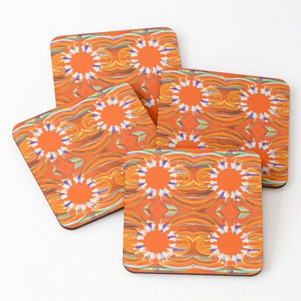 Item preview, Orange Abstract Sun designed and sold by Lolly's Little Lovelies.