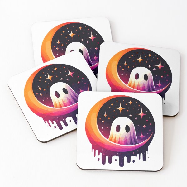 Item preview, Retro '90s Style Ghost | Spooky Nostalgic Halloween Art designed and sold by Tw1nsAIArt.