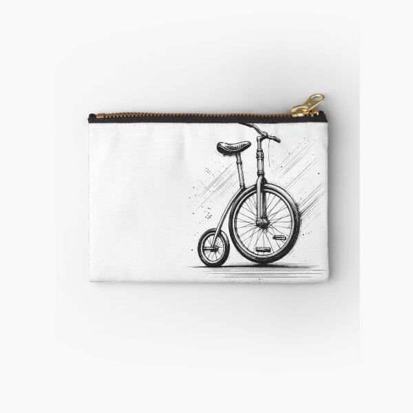 Item preview, Vintage Retro Unicycle Charm designed and sold by Blink Art Studio.