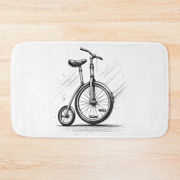 Item preview, Vintage Retro Unicycle Charm designed and sold by Blink Art Studio.