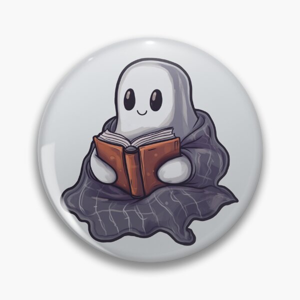 Item preview, Cute Ghost with a Book designed and sold by GosikArt.