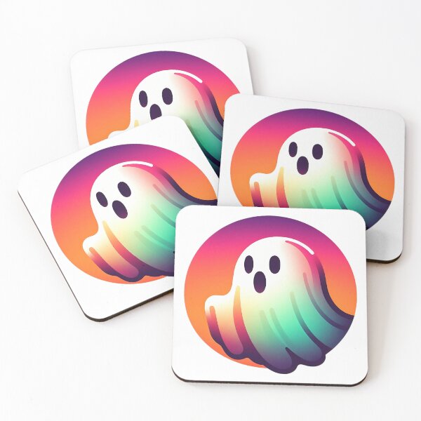 Item preview, Retro '90s Style Ghost | Spooky Nostalgic Halloween Art designed and sold by Tw1nsAIArt.