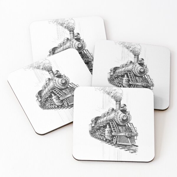 Item preview, Vintage Steam Locomotive Glory designed and sold by Blink Art Studio.