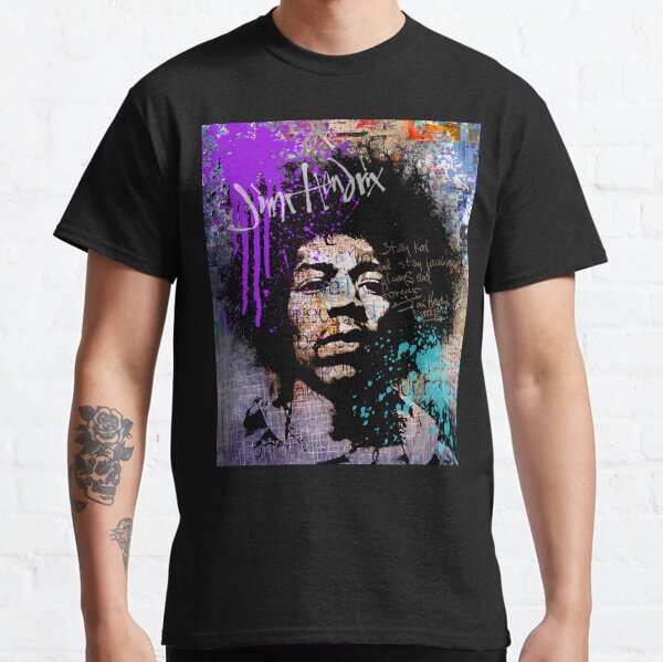 GUITAR GOD #streetart purple Classic T-Shirt