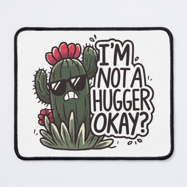 Item preview, Prickly But Honest: Cactus Says 'I'm Not a Hugger, Okay? designed and sold by XquisiteFashion.
