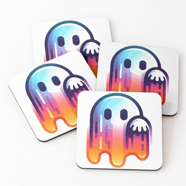 Item preview, Retro '90s Style Ghost | Spooky Nostalgic Halloween Art designed and sold by Tw1nsAIArt.