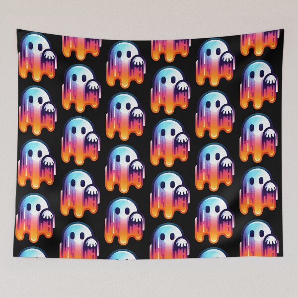 Item preview, Retro '90s Style Ghost | Spooky Nostalgic Halloween Art designed and sold by Tw1nsAIArt.