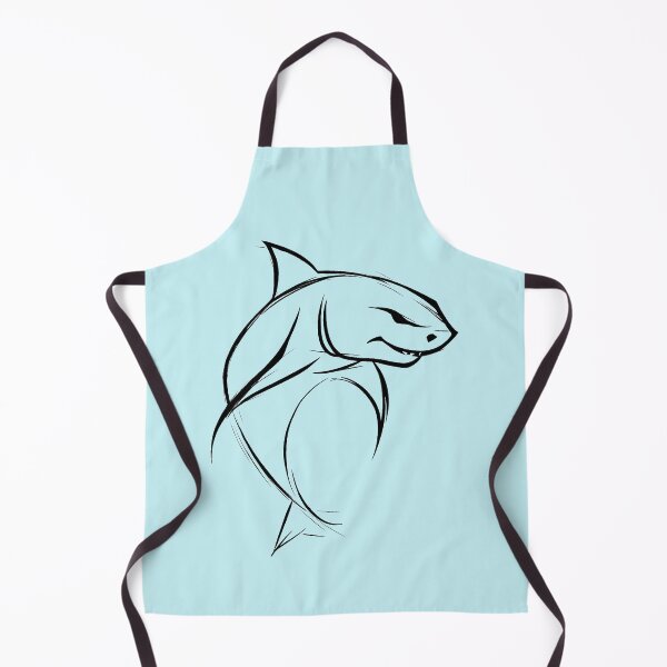 Item preview, Shark |Black and White Sketch| Sea Creature designed and sold by MaryFiore.