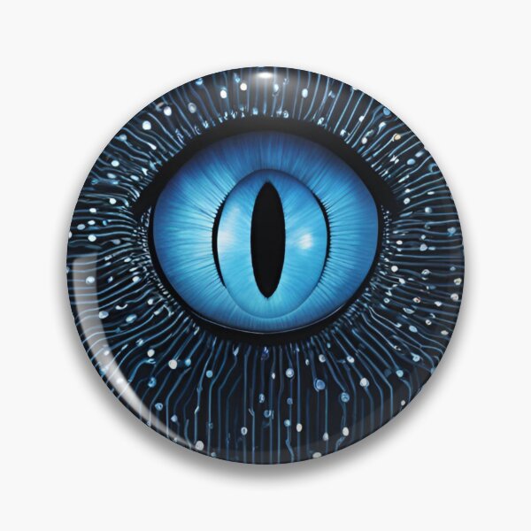 Item preview, Floating Blue Eyes with Binary Code designed and sold by Have Mercy.
