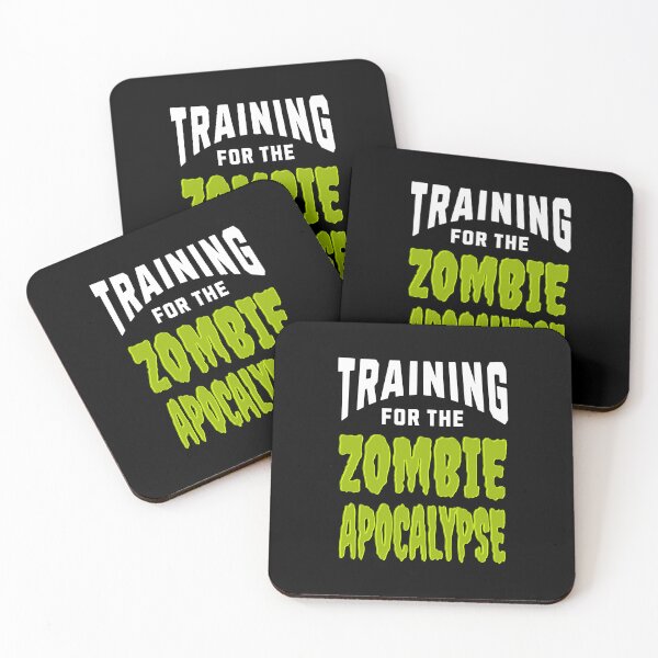 Item preview, Training for the Zombie Apocalypse Halloween Gym and Fitness designed and sold by Iron Madness.