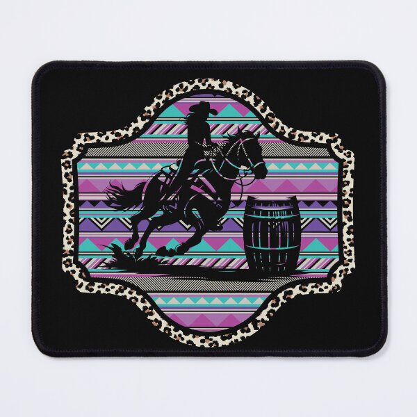 Item preview, Barrel racing rodeo cowboy serape mexican horse leopard fun designed and sold by teeartforyou.