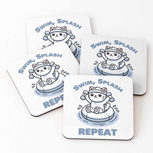 Item preview, Swim, Splash, Repeat - Water Aerobic designed and sold by MaateoDesign.