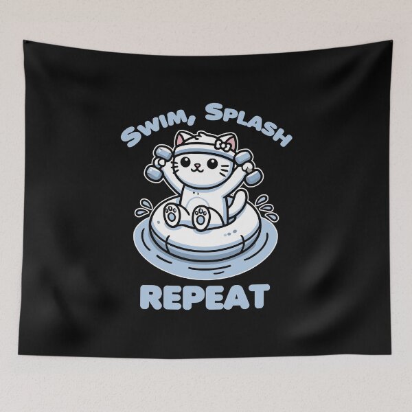 Item preview, Swim, Splash, Repeat - Water Aerobic designed and sold by MaateoDesign.