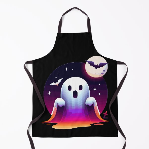 Item preview, Retro '90s Style Ghost | Spooky Nostalgic Halloween Art designed and sold by Tw1nsAIArt.