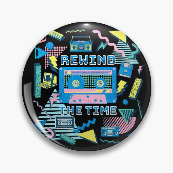 Item preview, Rewind the Time Retro 80s designed and sold by stormstyles.