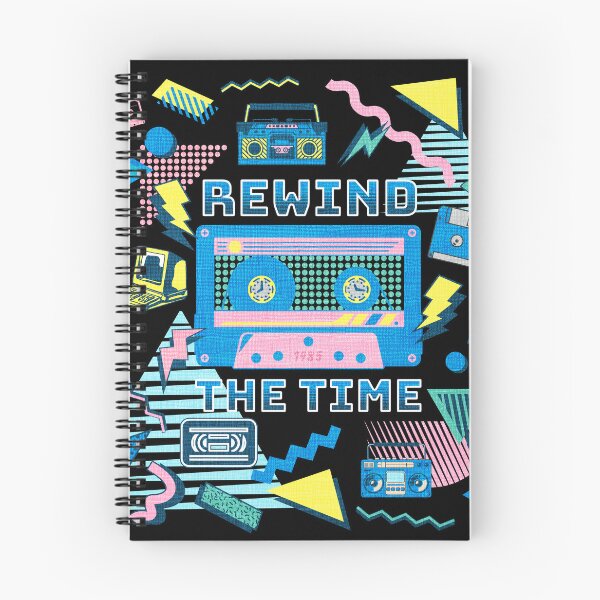 Item preview, Rewind the Time Retro 80s designed and sold by stormstyles.