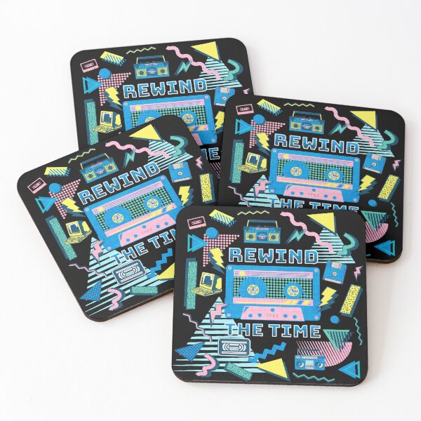 Item preview, Rewind the Time Retro 80s designed and sold by stormstyles.