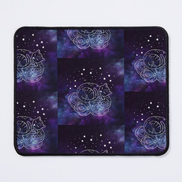 Item preview, Witchy Galactic Mystical Sleeping Cat Kitty Stars designed and sold by WildWoodlandWitch.
