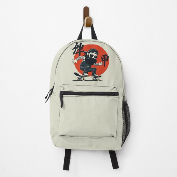 Item preview, Bearded Skater with Japanese Sun | Cool Street Art designed and sold by IAPICTURE.